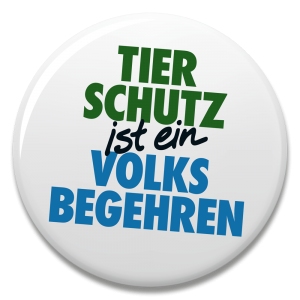 Logo von Tierschutz ist ein Volksbegehren