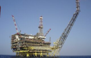 ENI Oil platform Bouri DP4;